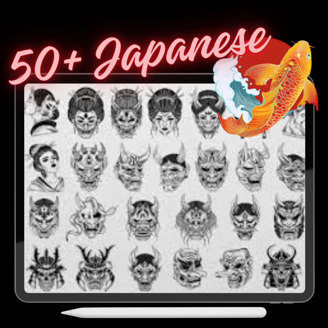 50+ Japanese Stencils