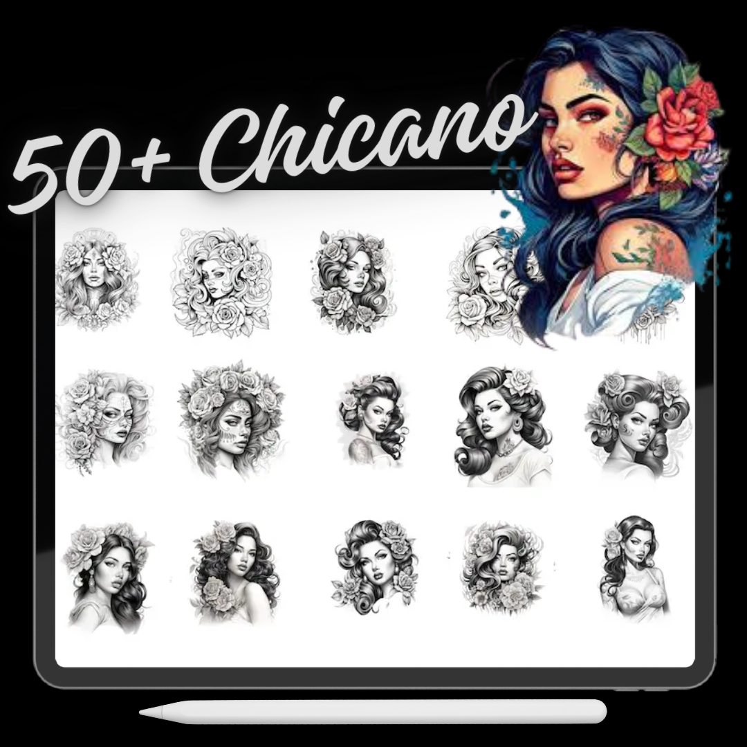 50+ Chicano Stencils